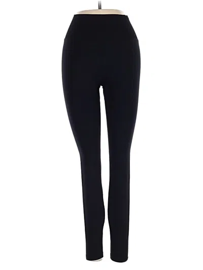 Pre-owned H&m Active Pants In Black
