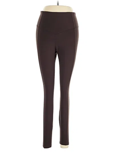 Pre-owned H&m Active Pants In Brown