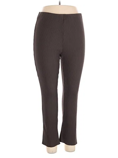 Pre-owned H&m Active Pants In Brown