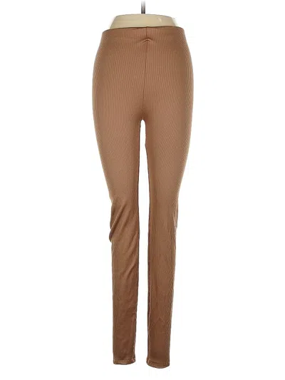 Pre-owned H&m Active Pants In Brown