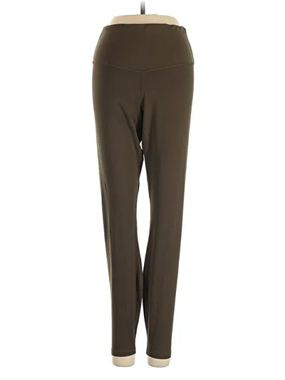 Pre-owned H&m Active Pants In Green