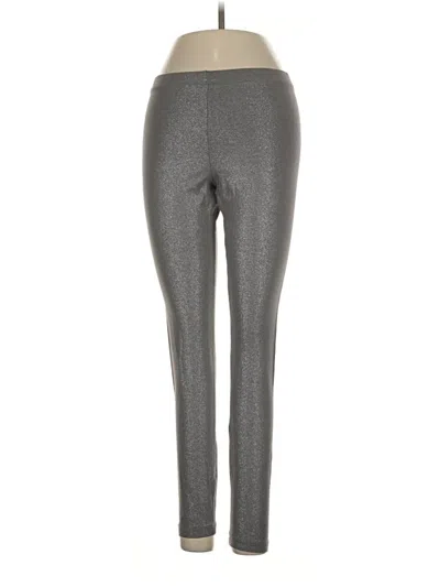 Pre-owned H&m Active Pants In Silver