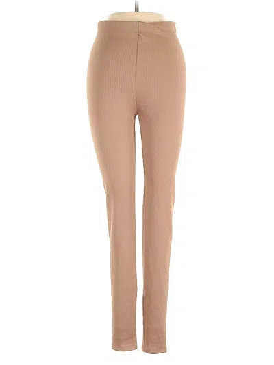 Pre-owned H&m Active Pants In Tan