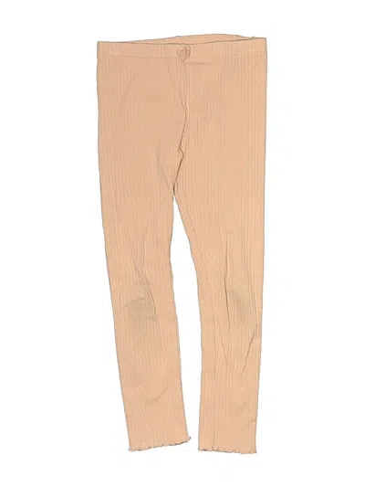 Pre-owned H&m Kids' Active Pants In Tan