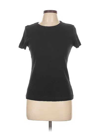 Pre-owned H&m Active T-shirt In Black
