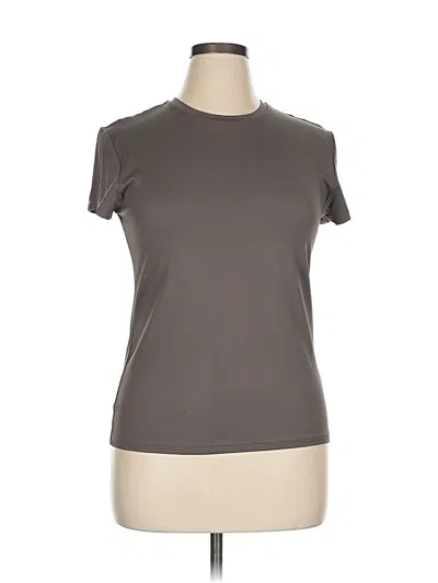 Pre-owned H&m Active T-shirt In Gray