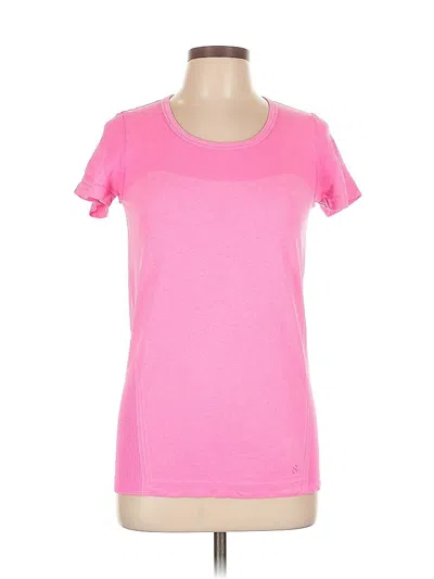 Pre-owned H&m Active T-shirt In Pink