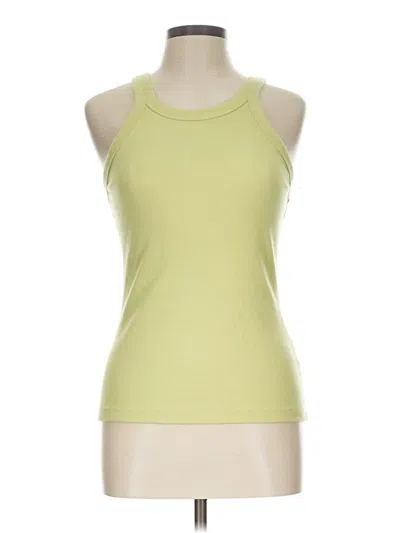 Pre-owned H&m Active Tank Top In Green