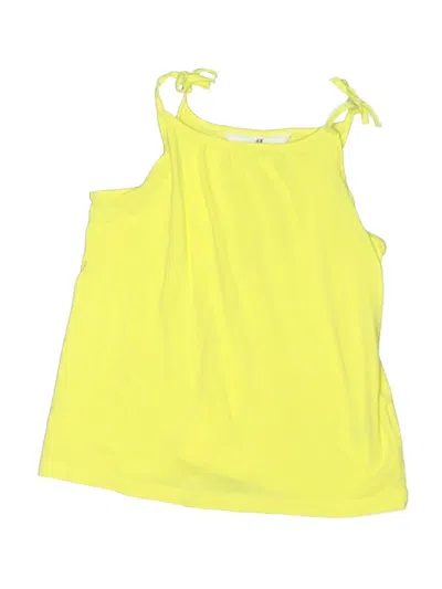 Pre-owned H&m Kids' Active Tank Top In Yellow