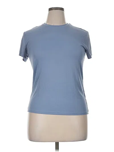 Pre-owned H&m Active T-shirt In Blue
