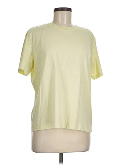 Pre-owned H&m Active T-shirt In Yellow