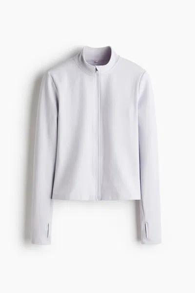 H&m Activewear Jacket With Softmove In White