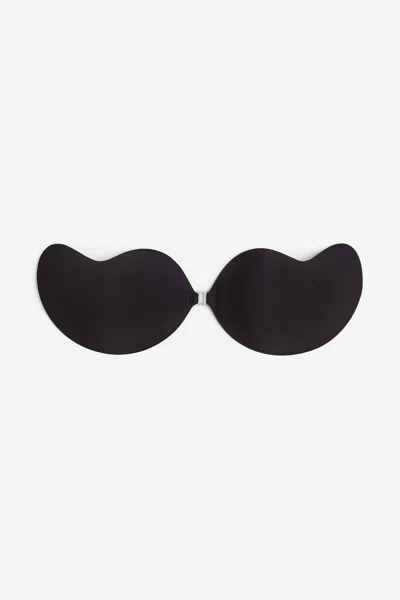 H&m Adhesive Push-up Bra In Black