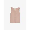 H&m Adorables Pointelle Round-neck Jersey Vest Top 2-10 Years Beige Medium Dusty In Beige Medium Dusty