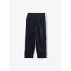 H&m Adorables Cotton Corduroy Trousers 2-10 Years Blue Dark In Blue
