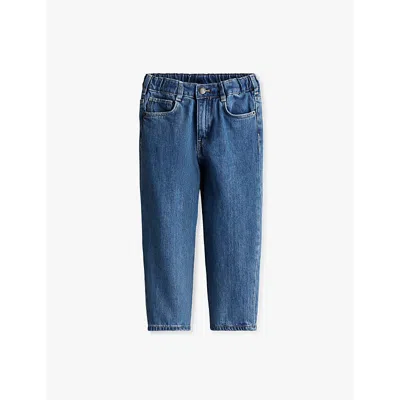 H&m Adorables Kids' Blue Elasticated-waist Tapered-leg Denim Jeans 2-10 Y