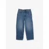 H&m Adorables Relaxed-fit Straight-leg Denim-blend Jeans 2-10 In Blue Medium Dusty