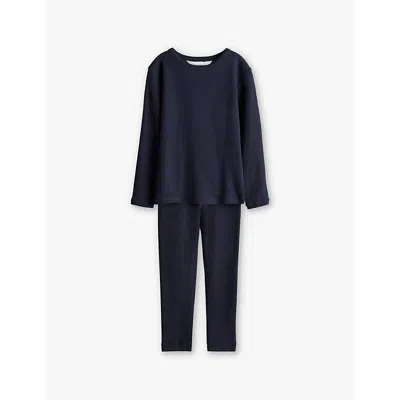 H&m Adorables Kids' Blue Two-piece Wool Base-layer Set 2-10 Y