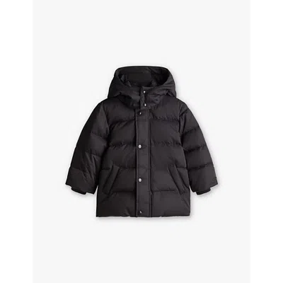 H&m Adorables Babies' Detachable-hood Padded Shell-down Jacket 2-10 Y In Black