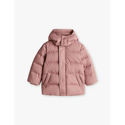 H&m Adorables Babies' Pink Detachable-hood Padded Shell-down Jacket&nbsp;&nbsp;2-10