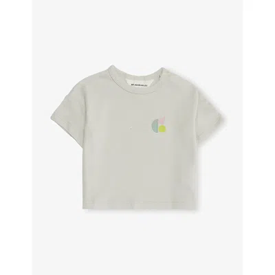 H&m Adorables Kids' Green Dusty Light Stripe Short-sleeve Cotton-jersey T-shirt 4 Month