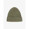 H&m Adorables Ino Wool Beanie 2 Months-3 Years Khaki Green Dark In Green