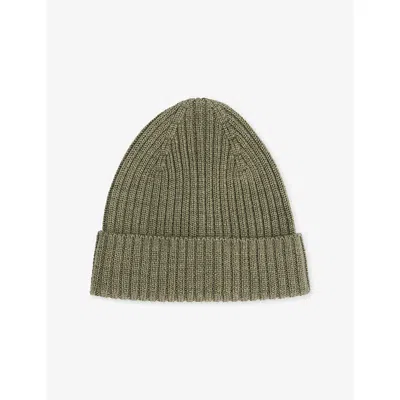 H&m Adorables Kids' Ino Wool Beanie 2 Months-3 Years Khaki Green Dark