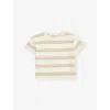 H&m Adorables White Dusty Light Striped Cotton T-shirt 2-10