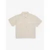 H&m Adorables White Light Patch-pocket Short-sleeve Cotton Shirt 2-7