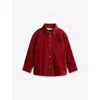 H&m Adorables Patch-pocket Relaxed-fit Cotton-corduroy Overshirt 3-10 Years Red Dark In Red