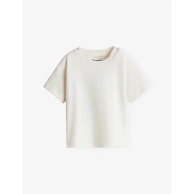 H&m Adorables Kids' Relaxed-fit Cotton T-shirt 4 Month In White Dusty Light