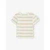 H&m Adorables White Dusty Light Striped Cotton T-shirt 2-10