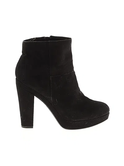 Pre-owned H&m Ankle Boots In Black