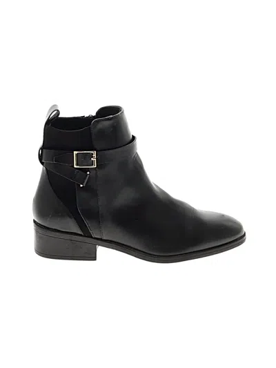 Pre-owned H&m Ankle Boots In Black