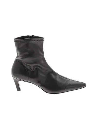 Pre-owned H&m Ankle Boots In Black
