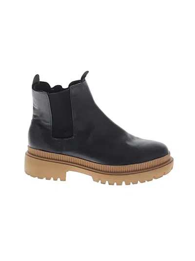 Pre-owned H&m Ankle Boots In Black