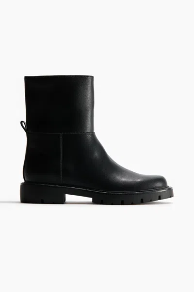 H&m Ankle Boots In Black