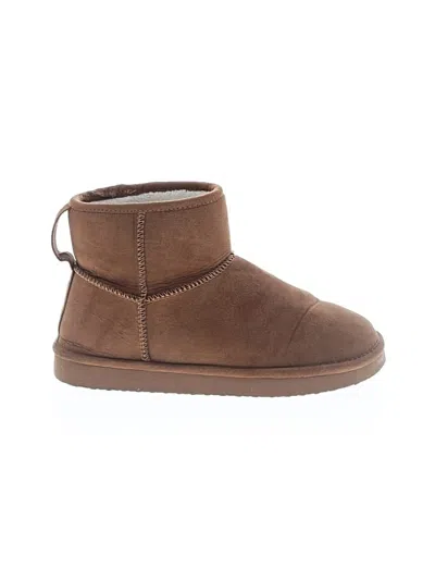 Pre-owned H&m Ankle Boots In Brown