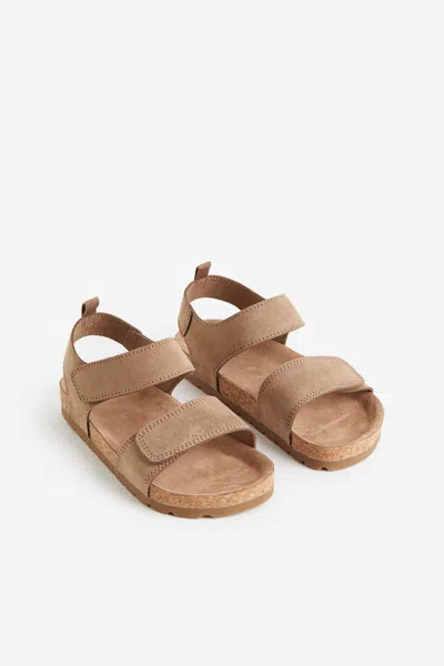 H&m Kids' Ankle Strap Sandals In Brown