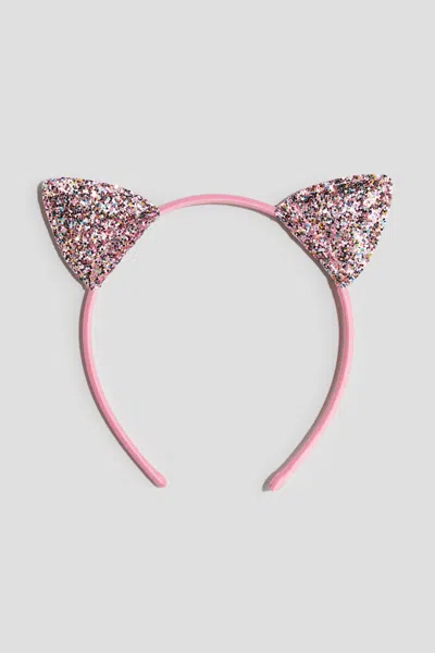 H&m Kids' Appliquéd Hairband In Brown