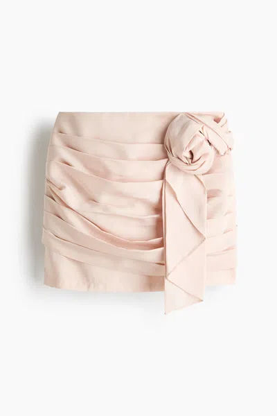 H&m Appliquéd Mini Skirt In Multi