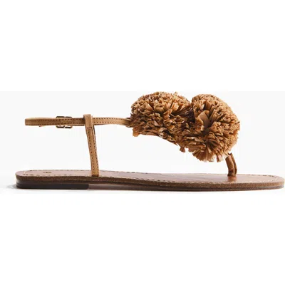 H&m Appliquéd Strappy Sandals In Multi