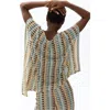 H&m Asymmetric Cape Top In Multi