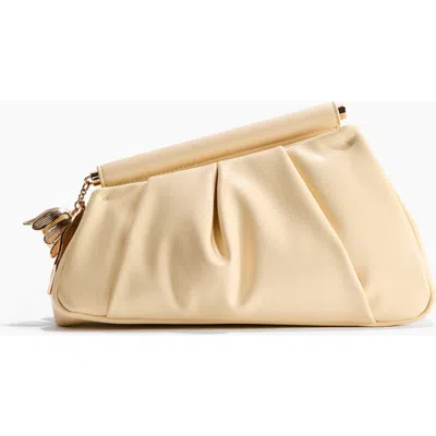 H&m Asymmetric Clutch In Yellow