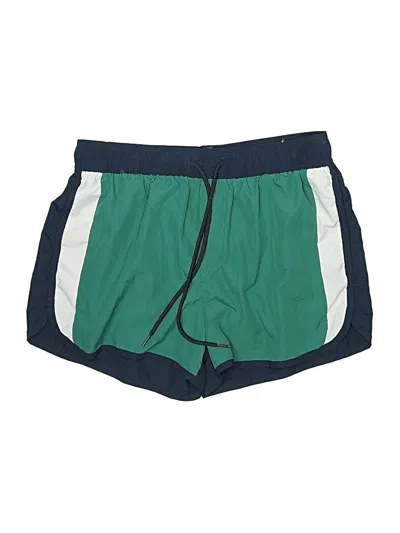 Pre-owned H&m Athletic Shorts In Green