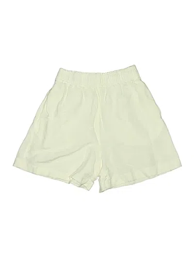 Pre-owned H&m Athletic Shorts In Ivory