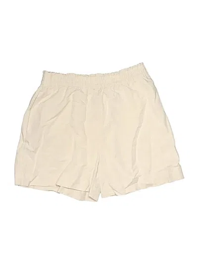 Pre-owned H&m Athletic Shorts In Ivory