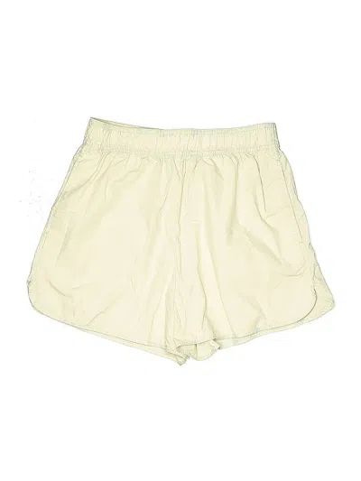 Pre-owned H&m Athletic Shorts In White