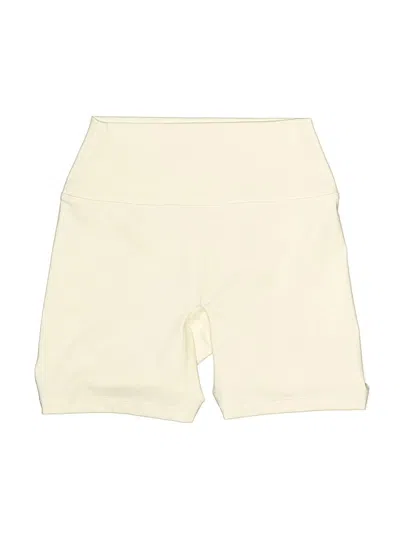Pre-owned H&m Athletic Shorts In White