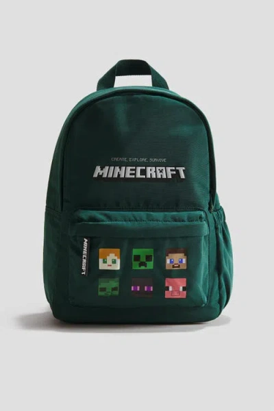H&m Kids'  Backpack With Motif In Green